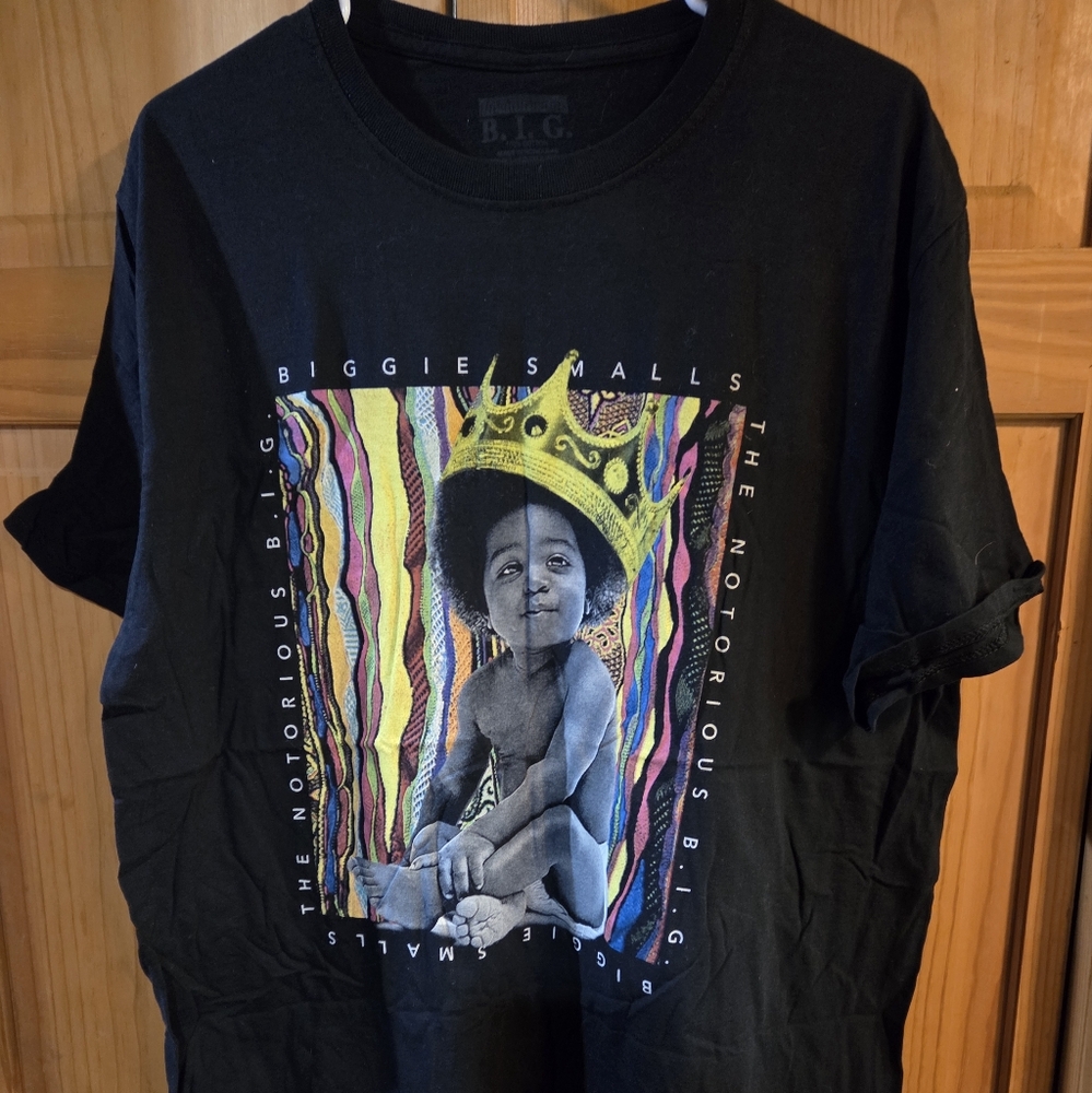 Black Graphic T-Shirt with Colorful Design